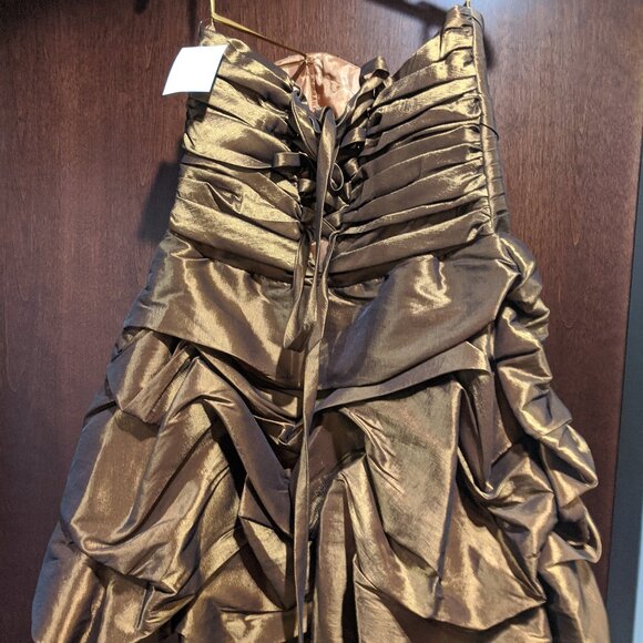 Aspeed Size 10/L Copper Prom Dress - Picture 5 of 8